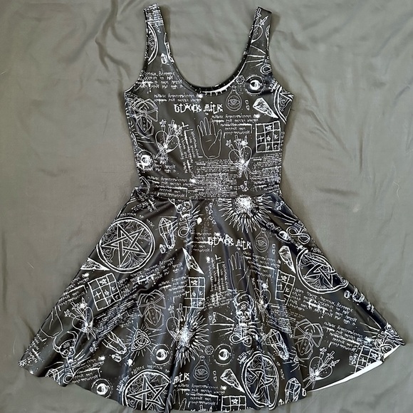 Black Milk Spellbound Scoop Skater Dress Small Rare Sample Museum - Picture 2 of 5